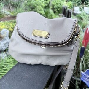 Marc by Marc Jacobs Gray Leather Crossbody Bag